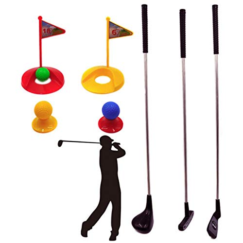Conjunto de golfe, Conjunto de brinquedos de golfe para ambiente interno, incluindo 6 bolas de golfe