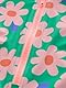 NEXT Sunsafe-Badeanzug mit langem Bein Green/Pink Flower 12 Monate