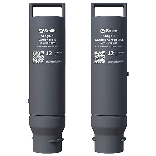 Image of A. O. Smith AOS-HERO-S1S3 Genuine Replacement | Stage 1 & 3 RO Carbon Block