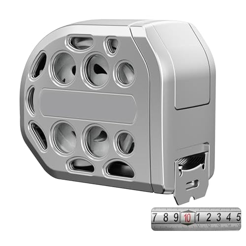 ステンレス製巻尺 - 5m伸縮定規、中空設計防水仕様、耐久性エレクトロプレート加工、家庭用測定器、農業精密計測用、便利建築アクセサリー、持ち運び簡単工具、高精度メジャー、DIY作業必須、職人向け計測ツール