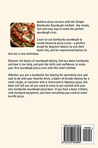 Simple Kombucha Sourdough: How to make your own sourdough pizza crust using just flour and kombucha.