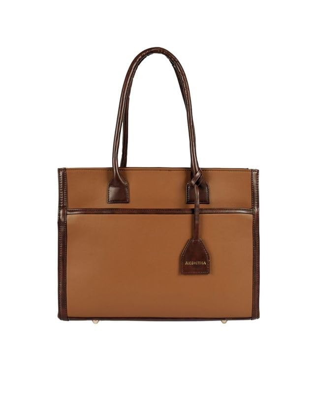 HUES STUDIO Candice Work Tote Bag for Women, Spacious Office Handbag, PU Leather Shoulder Tote, Laptop Compatible, Stylish... - Review, Price and Buying Guide