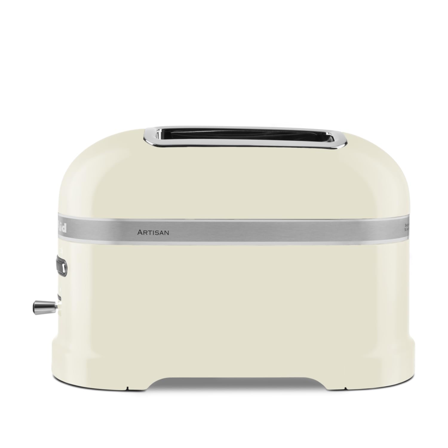 Kitchenaid tostapane - Artisan - Toaster 2 fette con scomparti extra-large e pinze autocentranti - Macchina per Toast con 7 Livelli di Doratura - Retro - Crema