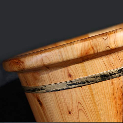 Bañera de pies de madera sólida de cedro 35 cm miniatura 7