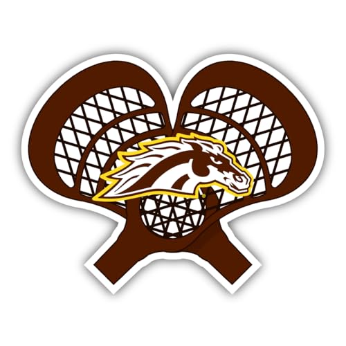 Western Michigan University Lacrosse Vinyl Decal 4-Inch