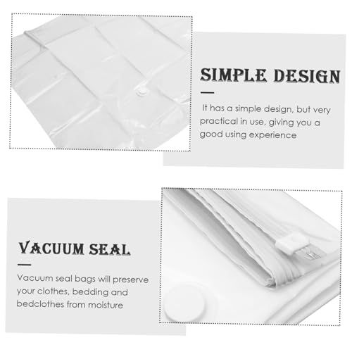 Pochette de rangement sous vide matelas réutilisable housse compression vêtements - 3