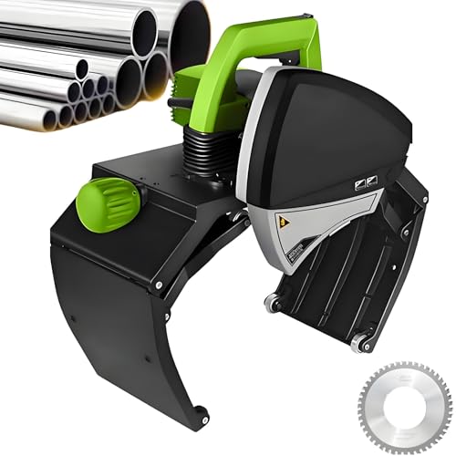 DNEPEI Coupe-Tubes électrique Automatique 1000W/1750W, Coupe Rapide et précise du cuivre, du Laiton, du PVC et de l'acier Inoxydable Fin, Coupe-Tubes portatif Robuste pour Les Professionnels. ZD220