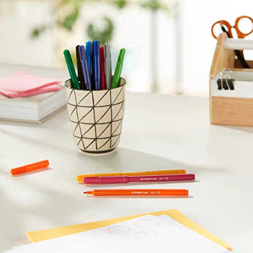 Caneta Hidrocor, Staedtler, 325 WP12 03, 12 Cores