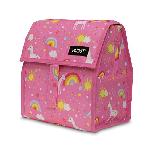 Image of PackIt Freezable Lunch Bag, Unicorn Dream Pink