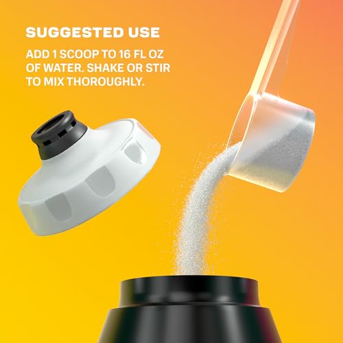 Image of PRIME HYDRATION+ Electrolyte Powder, Strawberry Banana, Sugar Free Hydration Drink Mix with Potassium, Magnesium & B Vitamins to Replenish Fluids, Caffeine Free, 6 Gallon Tub, 48 SRV
