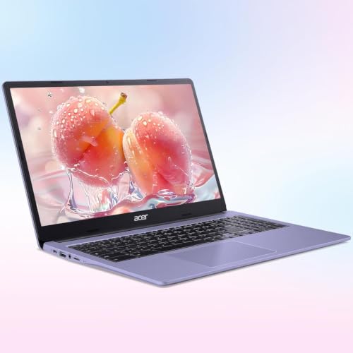 Image of Acer Chromebook 315-15.6 inch FHD Student Laptop, Intel Celeron N4500, 4GB LPDDR4X - 576GB Storage (64GB eMMC+512GB External), USB-C, USB-A, Bluetooth, Wi-Fi, DTS Audio, Long Battery, Chrome OS, Purple