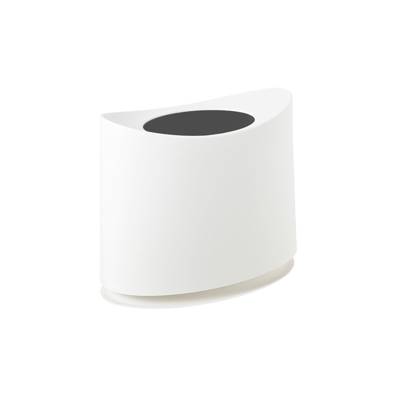 Garbage Bin Bathroom trash bin, office(White)