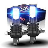 Nartoup For or Yamaha YZF-R6 YZF-R1 Ice Blue H7 LED Motorcycle Headlight Bulbs Kit,H7 Bulbs 300% Brightness HIGH Power 8000K Ice Blue Super Bright, Plug and Play, Pack of 2