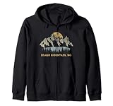 Black Mountain North Carolina Mountain Sunset Sunrise NC Zip Hoodie