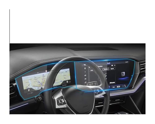 Ciloc Láminas Protectoras Pantalla para VW para Touareg 2019-2025 15 Protector Pantalla Navegación Película Protectora Antiarañazos para Salpicadero