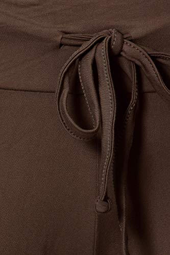 Image of Leggings Depot Women's Wide Leg Drawstring Pajama Pants for Lounge, Sleep | Soft, Breathable Poly-Span, Drawstring Waist, Comfy, Casual, Yoga, Everyday