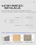 Donner Uchwyt ścienny do gitary czarnej, hak do gitary ściennej do wszystkich klasycznych gitar akustycznych lub elektrycznych (opakowanie 1 szt.)