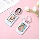 Giantree 2 Stück Photocard Holder, Acryl Foto Schlüsselanhänger K-Pop Photocard Holder Kawaii Ausweishalter Fotokartenhalter Cartoon Ausweishalter Für Campuskarte Foto Studentenausweis (Grün Grau)
