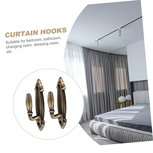 Decoración de latón exclusiva con juego de ganchos de pared pulidos 8