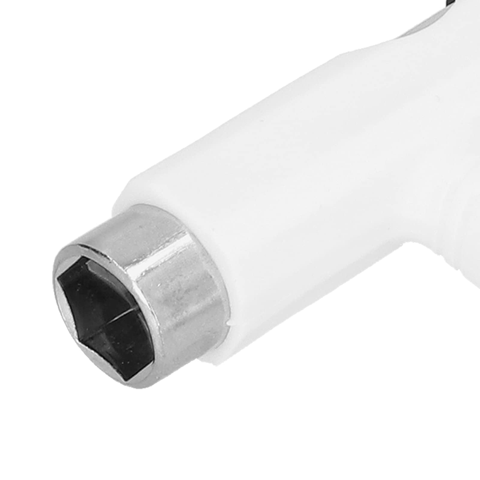 Skate Tool, Multi Function Portable Skateboard T Type Hex Key Kit Fastener Hardware White
