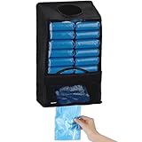 Tissu doux et durable : fabriqué à partir de tissu doux et durable de qualité supérieure, ce support de sac assure une manipulation douce de vos sacs en plastique tout en offrant une utilisation durable, son tissu respirant est idéal pour ranger les sacs d'épicerie et les sacs poubelle dans les cuisines ou les garages sans retenir les odeurs