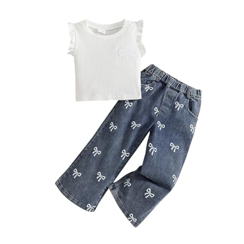 Ensemble été bébé fille léger pour les vacances à la plage et les après-midis au parc