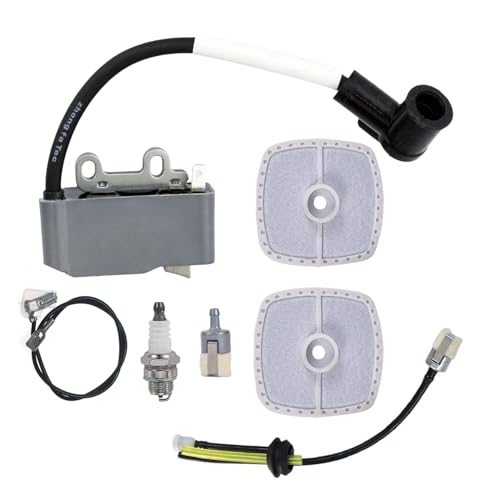 SRM225 Ignition Coil Tune Up Kit For Echo SRM-225 PAS-225 PB-200 PE-200 PE-225 SHC-225 SV-5C ED-200 TC-210 EB-212 GT-225 ES-210 GT-200 HC-150 HC-155 HC-165 Hedge Trimmer # A411000130 A411000131