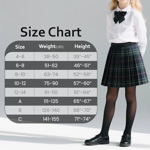 Kids, Semi Opaque, Textured Microfiber Tights for Girls, Luxurious, Soft, Lasting material, Style, Comfort, Design2