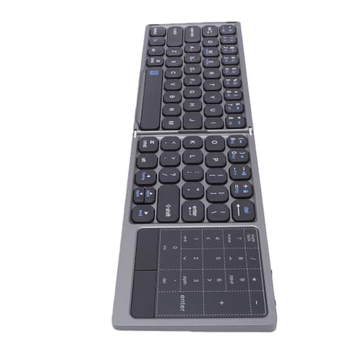 Teclado Bluetooth plegable y recargable compatible con múltiples dispositivos móviles 7