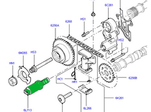GENUINE LAND ROVER ENGINE SOLENOID VARIABLE TIMING RANGE ROVER 4.4 03-05 NEW 8510260