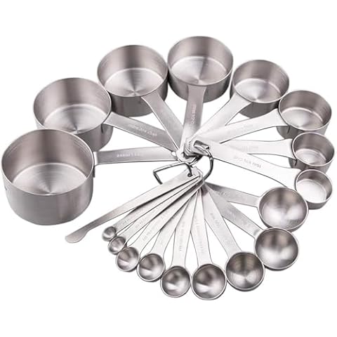 Smithcraft Stainless Steel Measuring Cups and Spoons Set Cover
