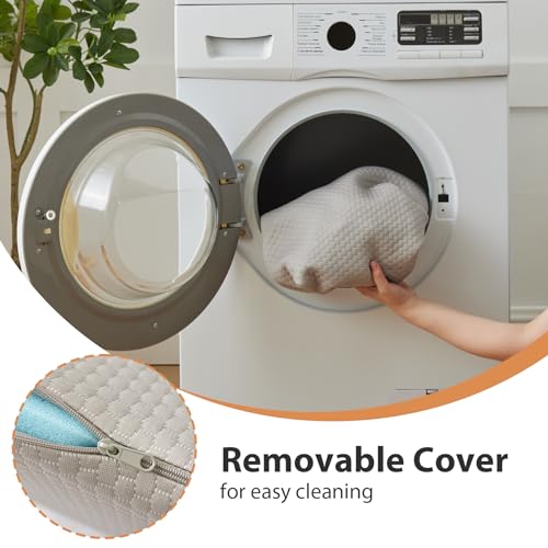 BIEEZZK Almofada de cunha de joelho, almofadas de joelho para dor no joelho, cunha de perna para rec