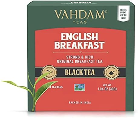 VAHDAM, Exotic Darjeeling First Flush Tea Leaves | 30 Tea Bags | Long Leaf Pyramid Darjeeling Tea Bags, Aromatic & Flowery, 100% Pure Unblended First Flush Darjeeling Tea, Packed in India