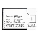 MPF Products 2200mAh 361-00053-00, 361-00053-04, 010-11599-00, 010-11654-03 Battery Replacement Compatible with Garmin Montana 600, 600T, 650, 650T, 680, 680T, Alpha 200, 200i, 300, 300i Handheld GPS