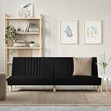 Housse en tissu résistant et cadre robuste fabriqué avec une housse en tissu respirant 100 % polyester et un cadre en contreplaqué stable, ce canapé-lit garantit une longue durée de vie et un aspect simple et propre pour votre salon, chambre à coucher ou chambre d'amis.