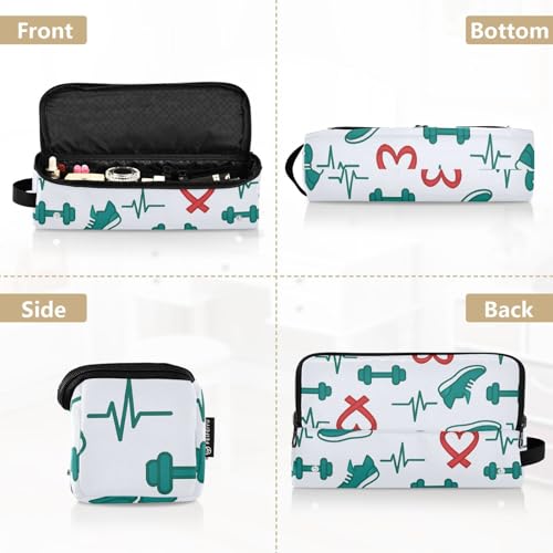 Bolsa de viaje 2 en 1 para herramientas de cabello con estera resistente al calor miniatura 5