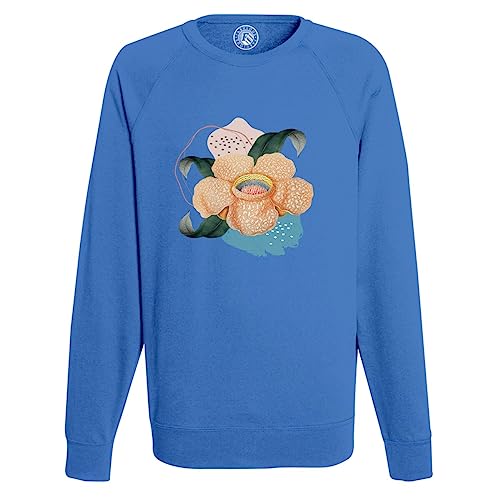 Sweat Homme Rafflesia au motif de plante rare tropicale et exotique style minimaliste