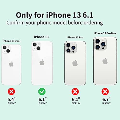 Joyland Qiusuo Cute Cartoon Rabbit Case Designed For Iphone 13, Stylish Design And Lovely Clear Case, Soft Transparent Tpu And Shockproof Protective Phone Cover For Girls Women #TOP6