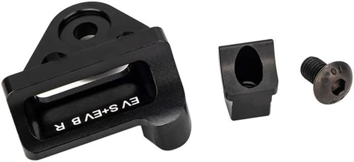 Brake Mount Adapter CNC Aluminum for ISpec EV Conversion Kit Compatible with For SRAM MatchMaker Fits M9100 9200 8100 7100 6100 Series with Clean Cable Routing (A)