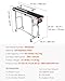VEVOR PVC Belt Conveyor 47″x 7.8″, Electric PVC Conveyor 110V Adjustable Automatic Speed, Conveyor Machine with Double Guardrail, in Stainless Steel, Industrial Transport Equipment