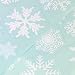 Amosfun 85 pezzi fiocchi di neve decorazioni per finestre adesivi adesivi decorativi per Natale congelati festa Capodanno forniture