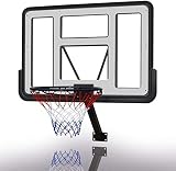 SONGYU-Basketball-Ständer Basketballkorb Kids Basketball Stand Wandmontage Basketball-Brett-Satz for Sie Groß, Die Liebe-Basketball, Standard Rebounds, 110x75cm Basketballkorb