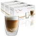 Produktbild Mövenpick 6 x Cappuccino Gläser 220 ml - Spülmaschinengeeignete doppelwandige Gläser - Thermogläser geeignet als Teegläser und Kaffeegläser