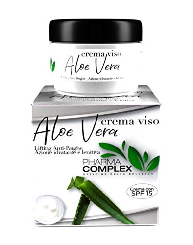 Crema Viso Donna Aloe Vera Ml 50 Made In Italy Antirughe Antiage Trattamento Rigenerante Idratante Giorno Notte Cosmetici Bellezza Idea Regalo Creme Antieta