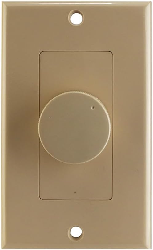 Saga Elite 60-Watt Non-Impedance Matching Rotary Volume Control with Resistor-Based (White, Almond, & Ivory)