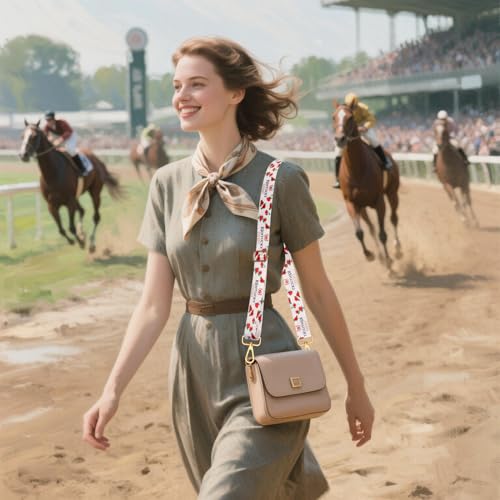 Image of Purse Strap Replacement Kentucky Derby Mother's Day Graduation Rainbow Pride Western Crossbody Shoulder Bag Straps