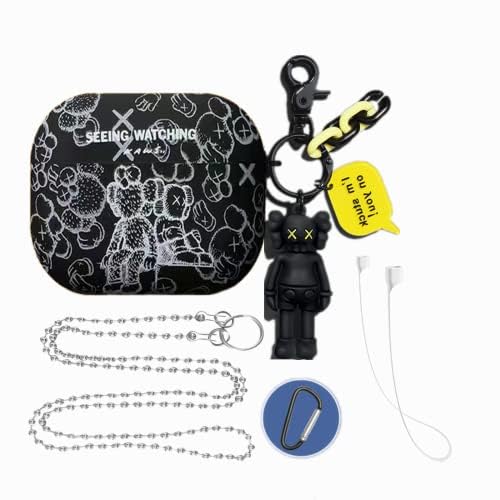 Big Fang AirpodsPro Kaws �ی�P�[�X�i2019�N10���ɔ����jAirpod Case Pro Airpod TPU ��? ������� TPU ������ �\�t�g�P�[�X 360 ���h�~ �ϏՌ� ���E�ȒP ���C�����X�[�d���T�|�[�g �|�b�Y�v��