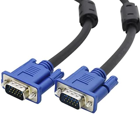 Auroh VGA to VGA Cable 2.8m,15 pin 1080P Full HD SVGA/VGA Male to Male Monitor Extension Lead for Computer PC Laptops TV Projectors