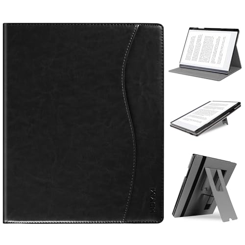 HoYiXi Funda para la Tableta Remarkable 2 de 10.3'' (lanzada en 2020). Estuche para la Tableta de Papel Digital Remarkable 2 10.3 Pulgadas Case con Soporte Plegable y Bolsillo para bolígrafo.Negro