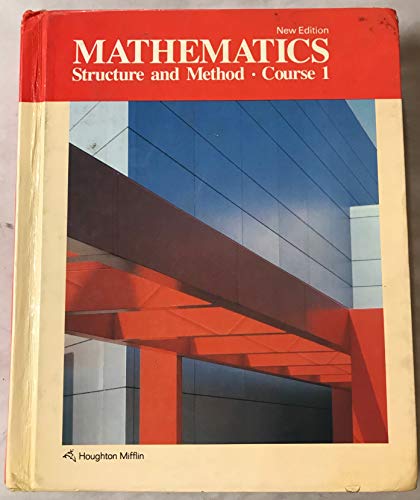 New Edition Mathematics Structure and Method 0395332583 Book Cover